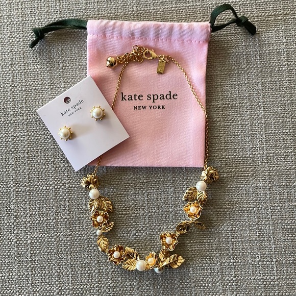 Kate Spade matching necklace and earrings - Picture 1 of 4